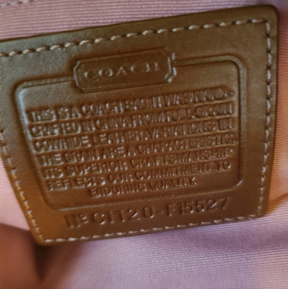 Coach White and Brown Leather Shoulder Bag with Two-Tone Design NEW, REDUCED! - Picture 8 of 10